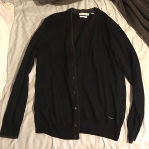 Black Calvin Klein cardigan