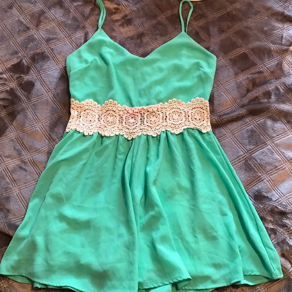 Mint Green Romper
