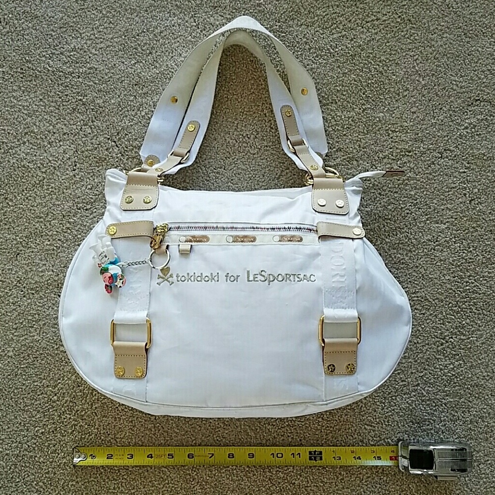 Tokidoki for lesportsac white hand bag