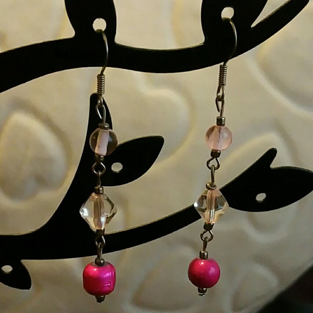 Pink Earring - Handmade