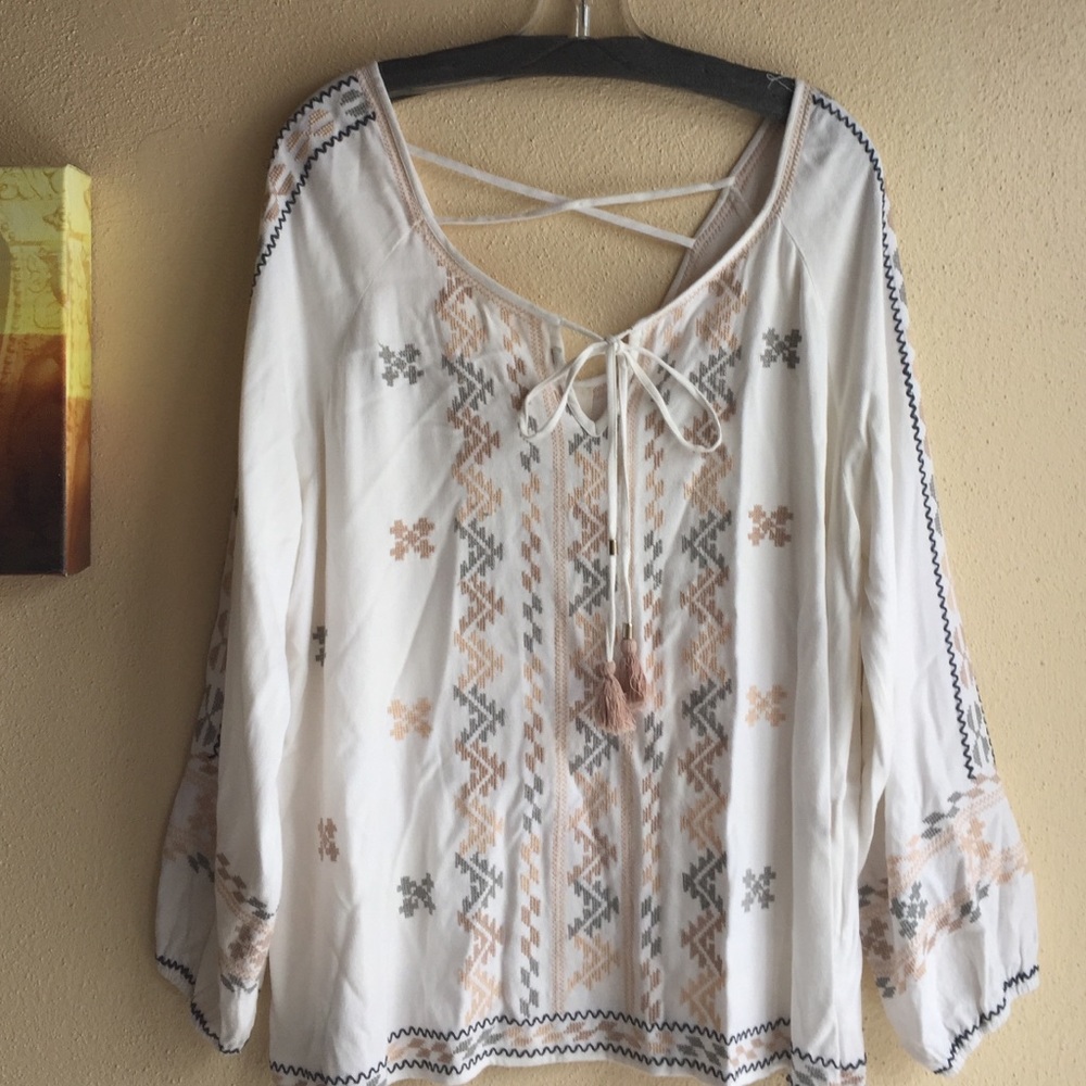 Love Sam embroidered blouse