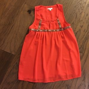 Charming Charlie Orange Tank