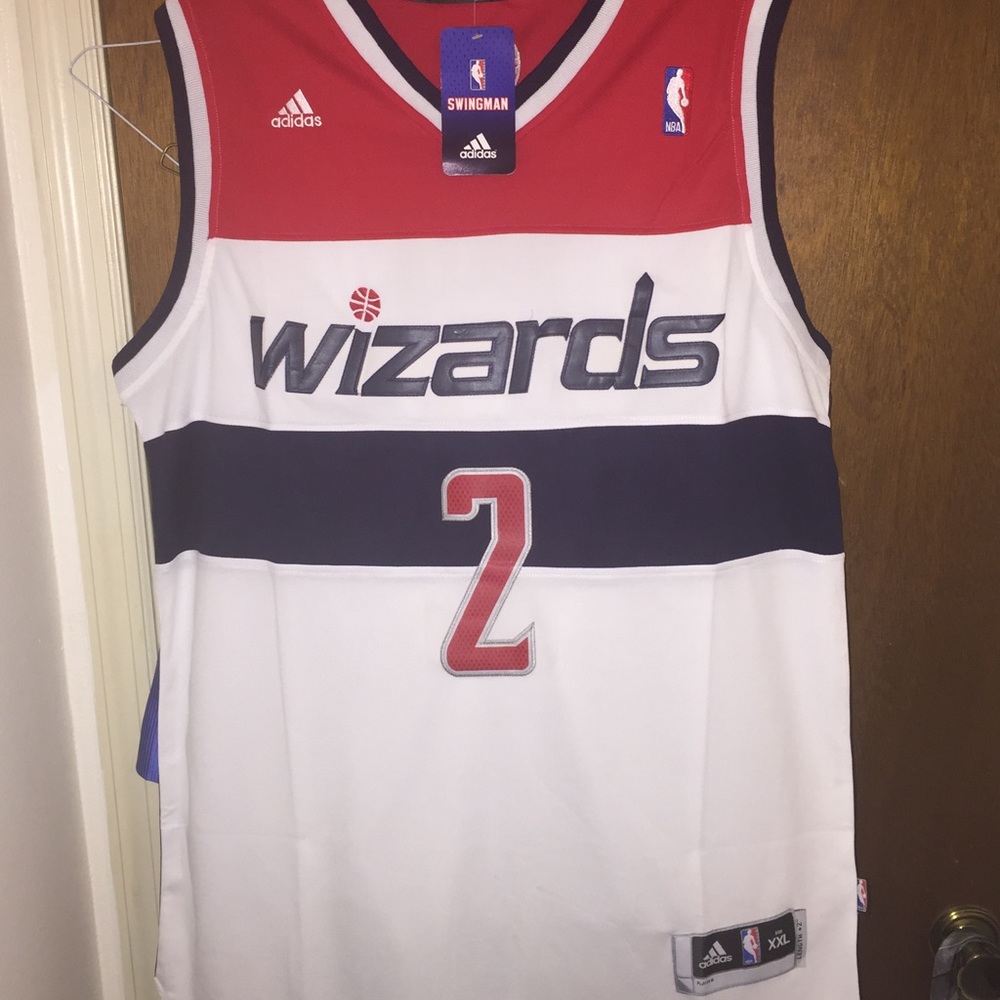 Swing Man John Wall Stitched Home Jersey