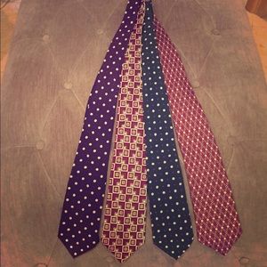 Lot of four Ralph Lauren ties