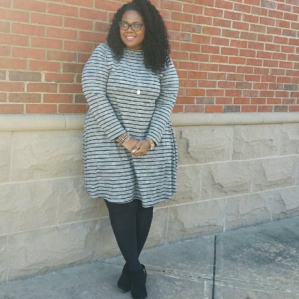 Striped Swing Dress