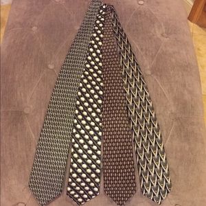 Lot of four men's ties