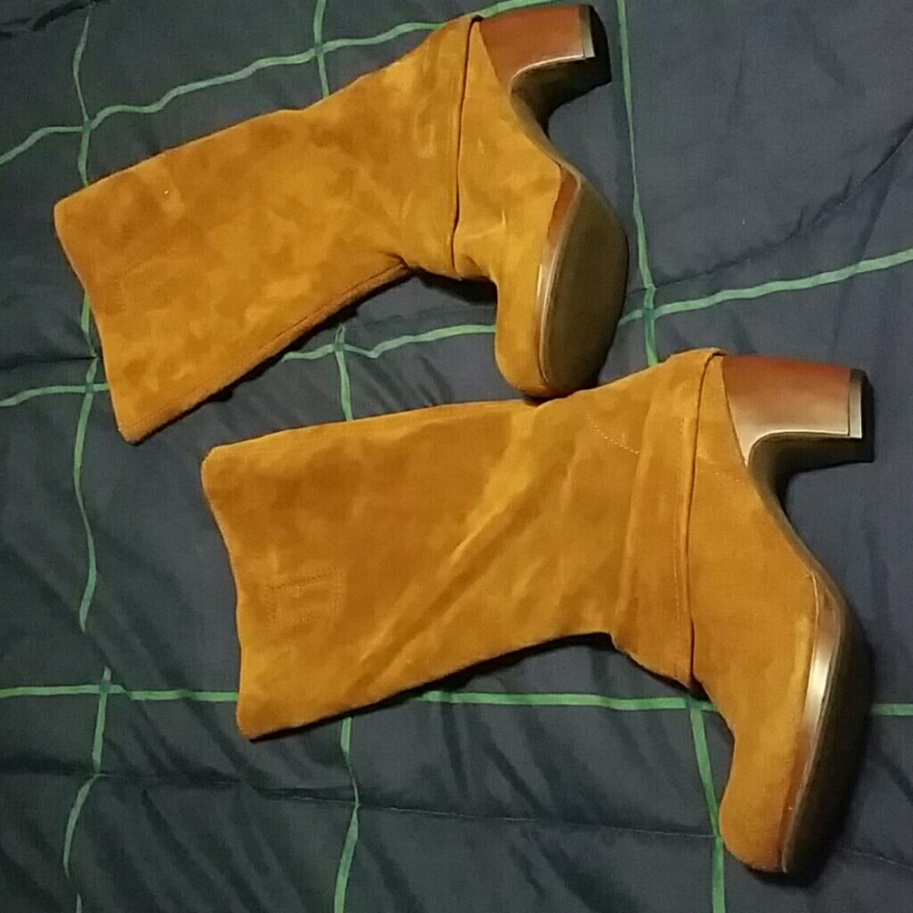 Scarpe Diem brown suede mid calf boots