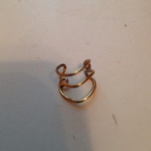 Gold ear cuff