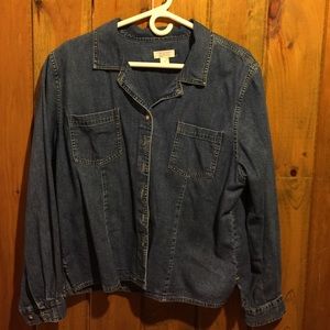Christopher & Banks denim shirt