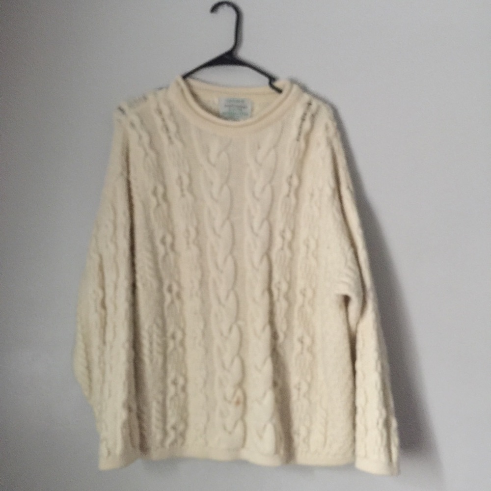 Vintage cream sweater