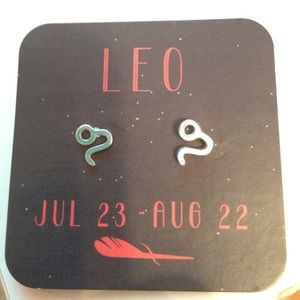 Brand new Leo earrings
