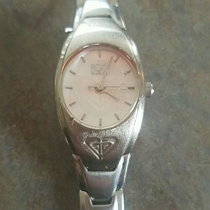 Silver Roxy watch