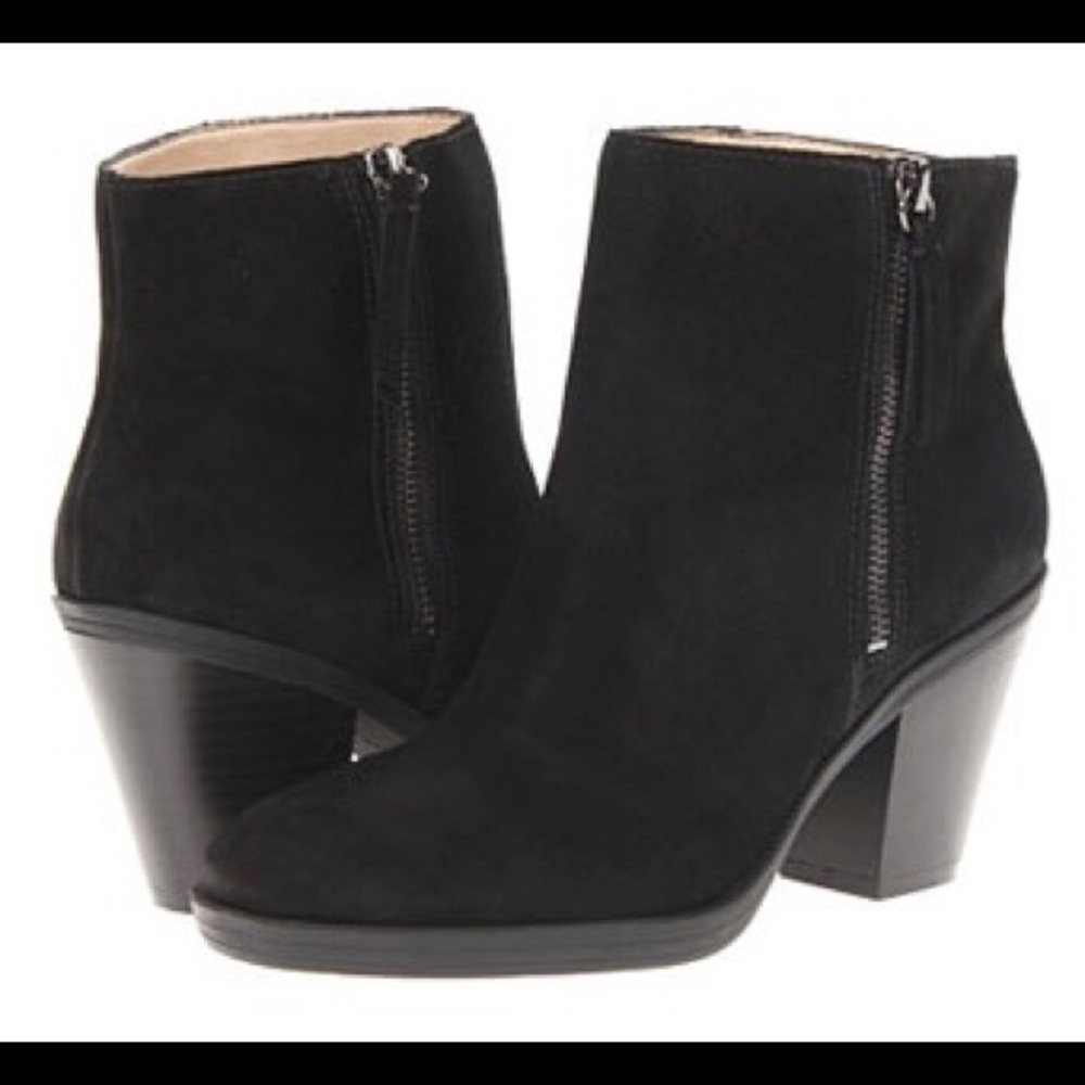 Enzo Angiolini Elysian Suede Black Booties | Sz 8
