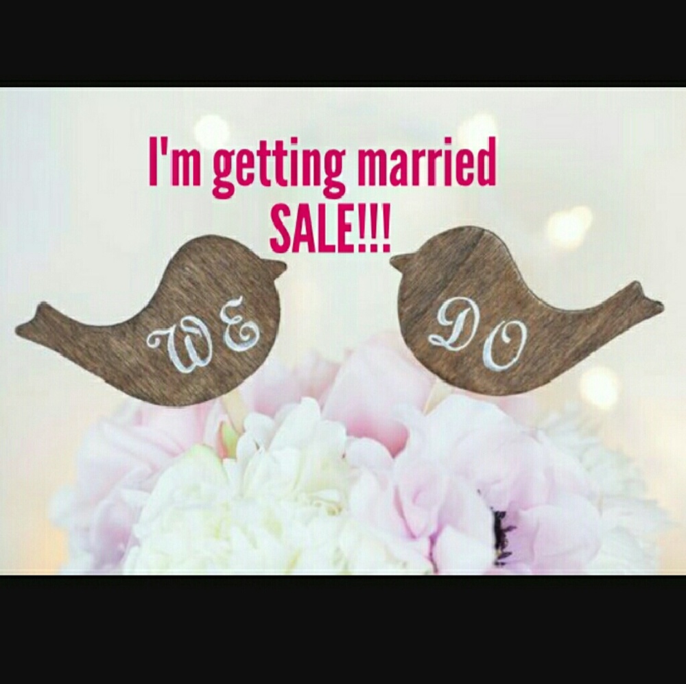 I'm getting married sale
