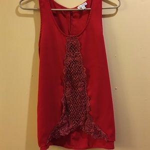 Charming Charlie Red Tank