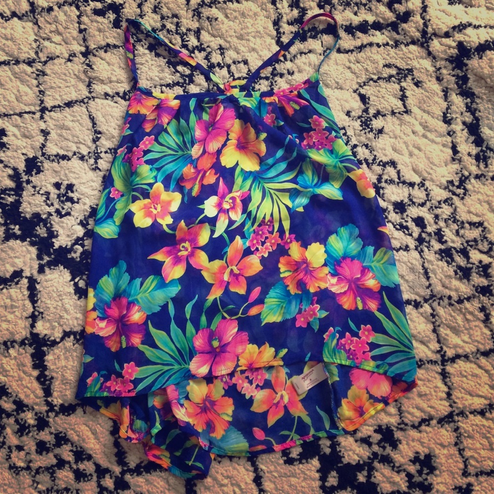 Tropical tank top SOLD