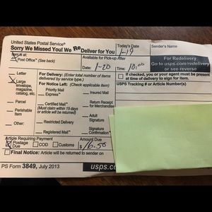 Postage due from Poshmark purchase?