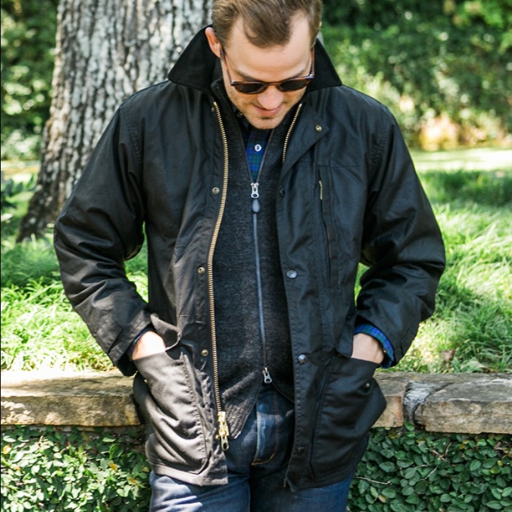 Men's Small Filson Cover Cloth Mile Marker Coat