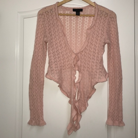 Express Design Studio Angora Lambswool Sweater - Picture 2 of 4