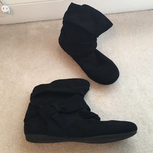 Black ankle boots