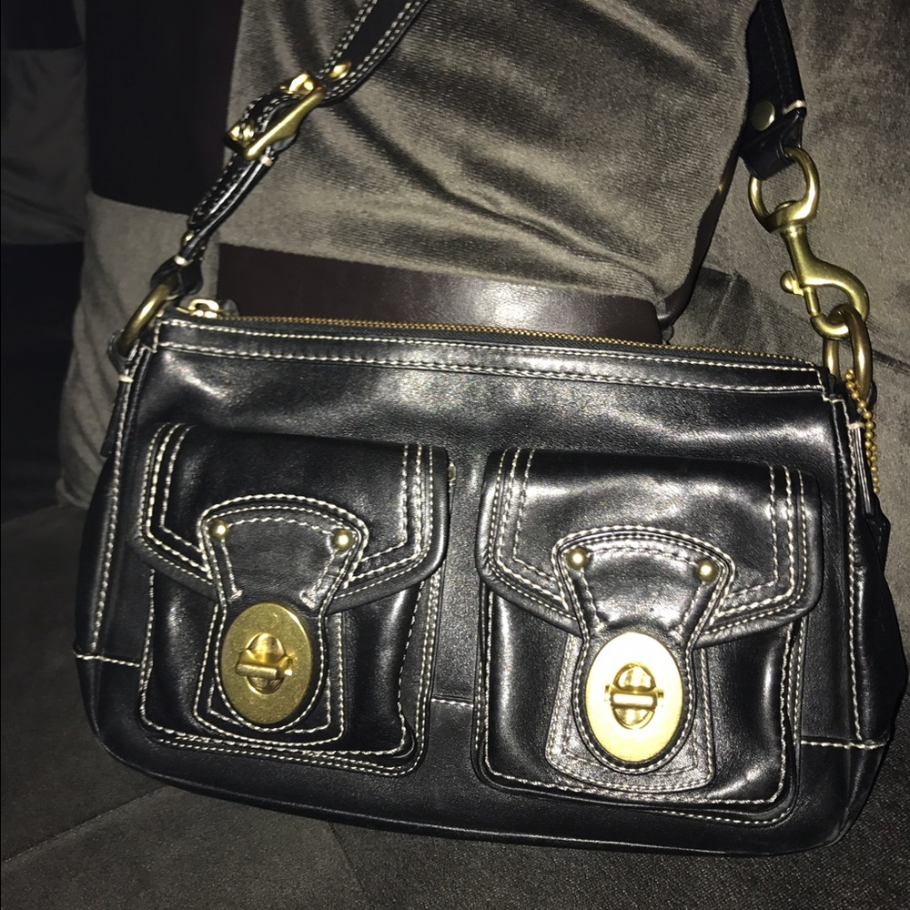 Leather Coach bag