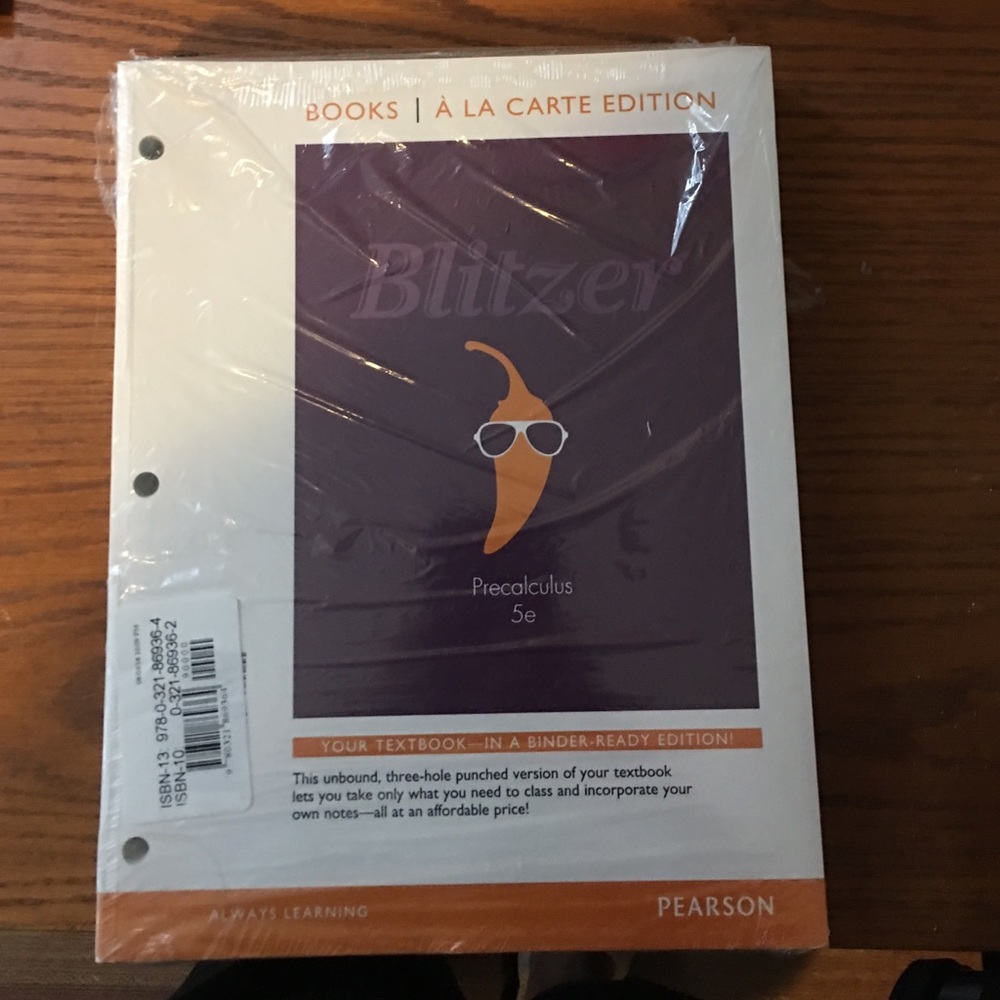 Precalculus 5e binder ready textbook (loose leaf)