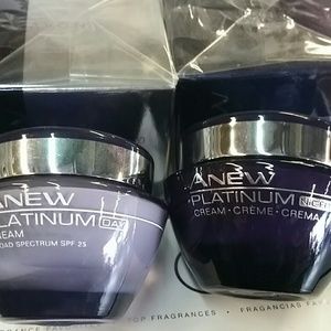 Avon daycream/ night cream platinum set