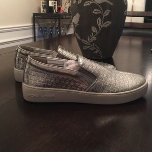Michael Kors Metallic Slip Ons