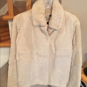 Rabbit fur coat