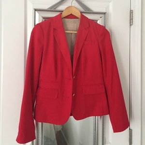 Banana Republic red blazer