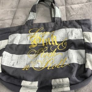 Pink tote bag