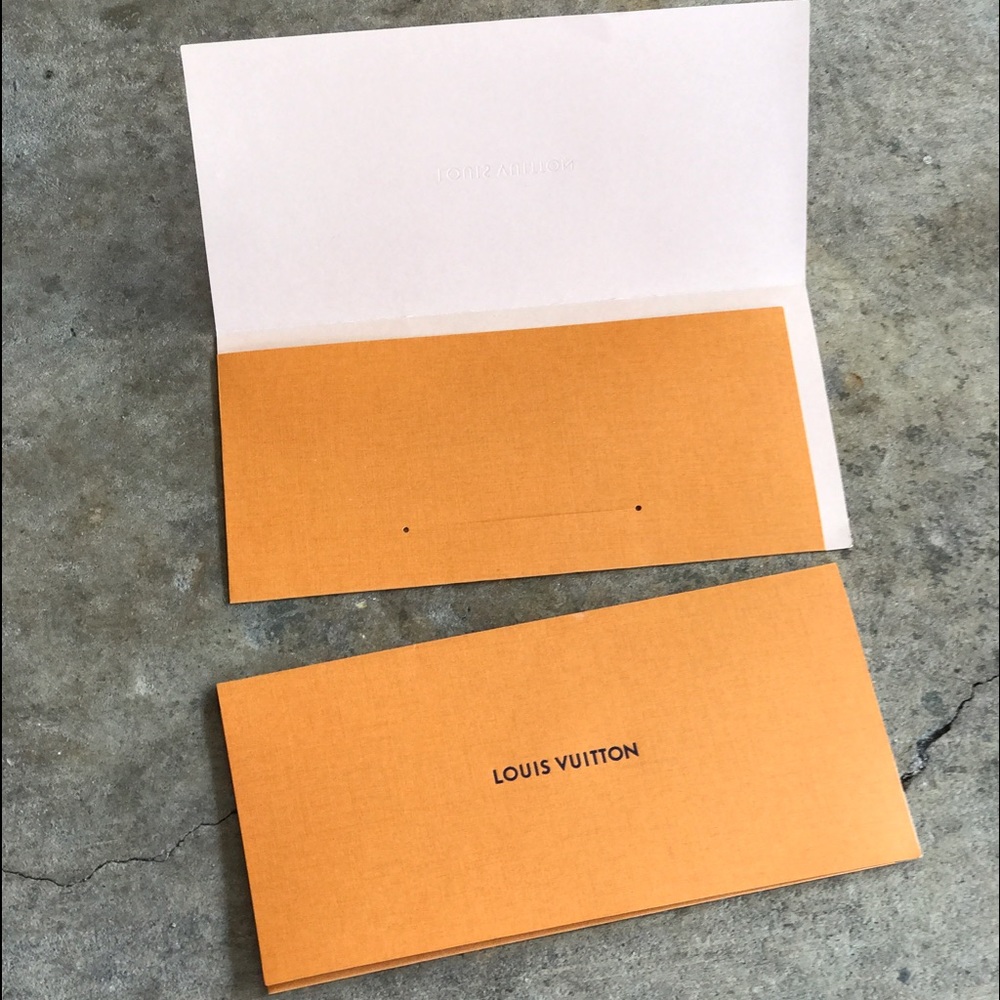 Louis Vuitton Receipt Envelopes