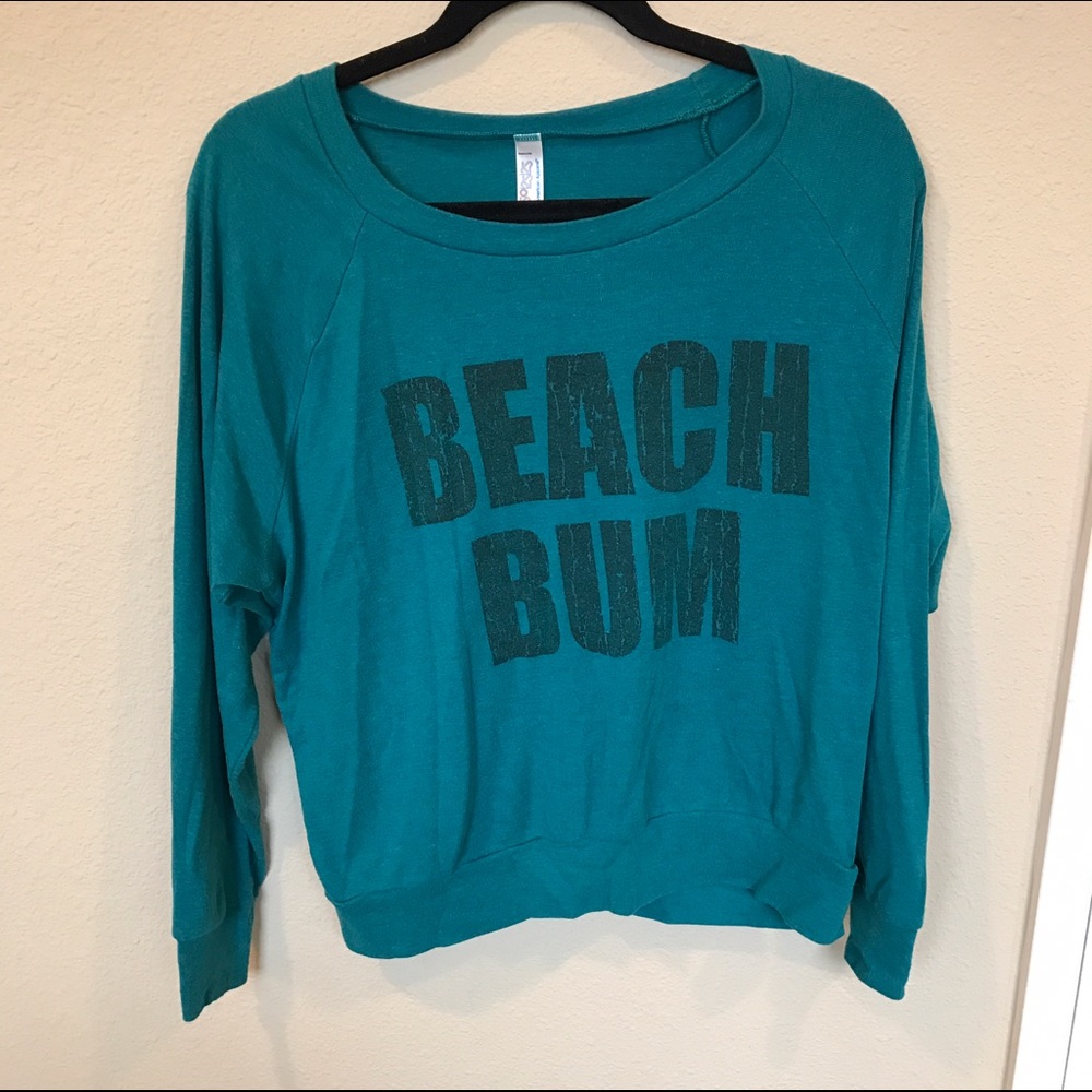 American Apparel "BEACH BUM" long sleeve