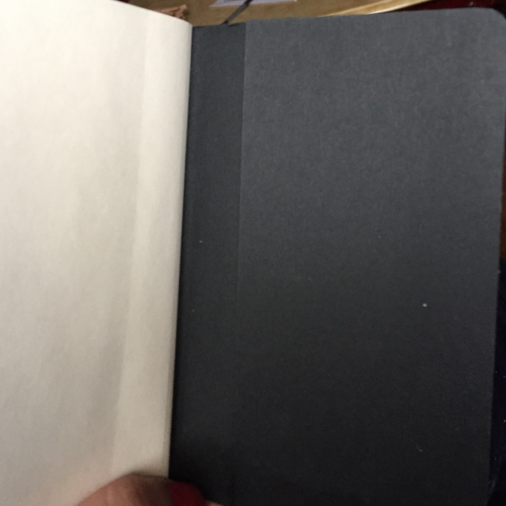 Black moleskine