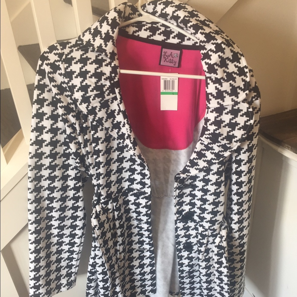 Houndstooth jacket