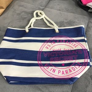 Pink beach bag