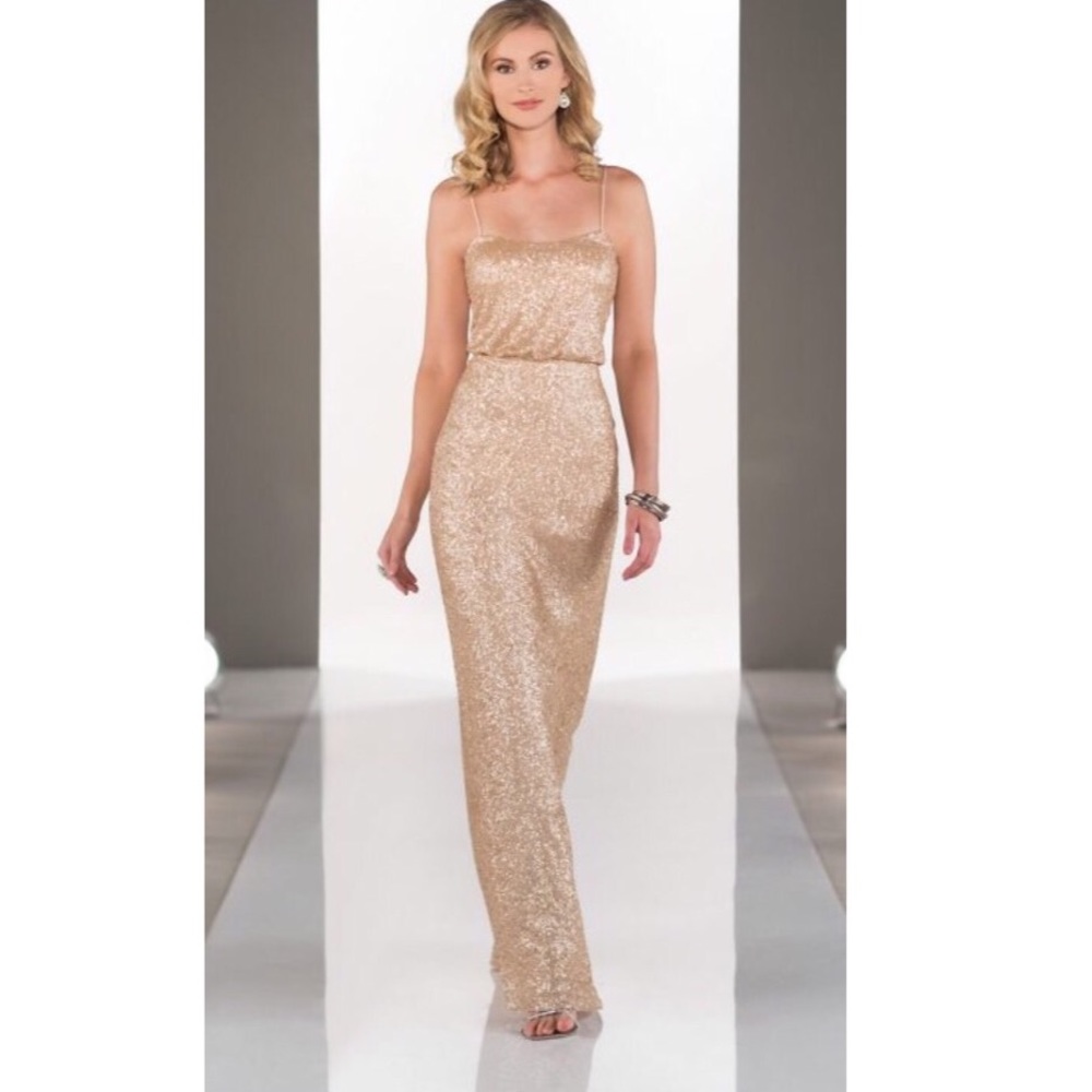 Sorella Vita Gold Sequin Dress - SZ 8