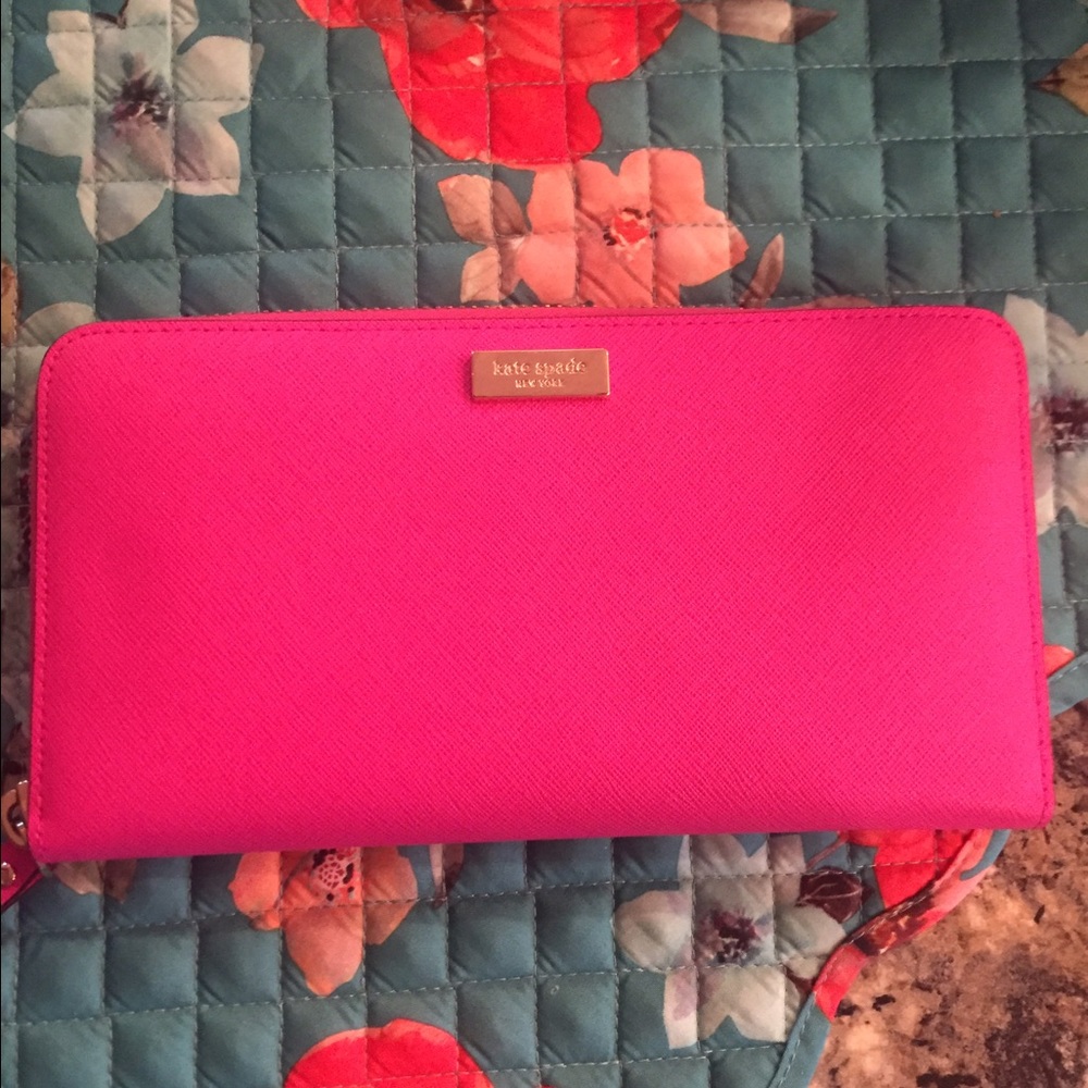 Pink Kate Spade wallet