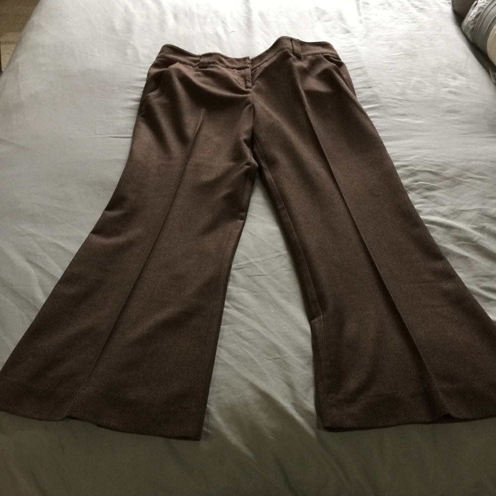 Brown Dress Pants. Size 8. Excellent condition.