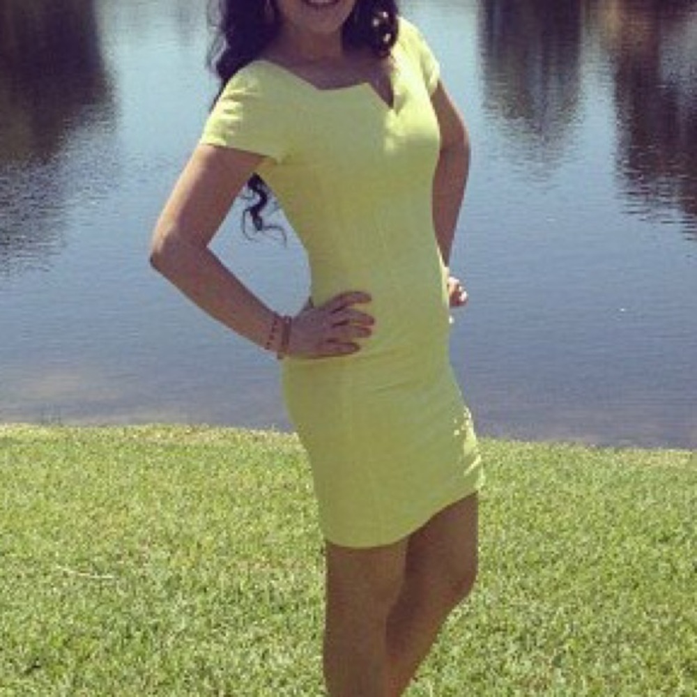 Yellow dress