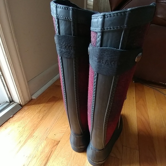 🎉HP🎇 NIB WOOLRICH & SEBAGO WOOL RAIN BOOTS SZ 10 - Picture 2 of 4