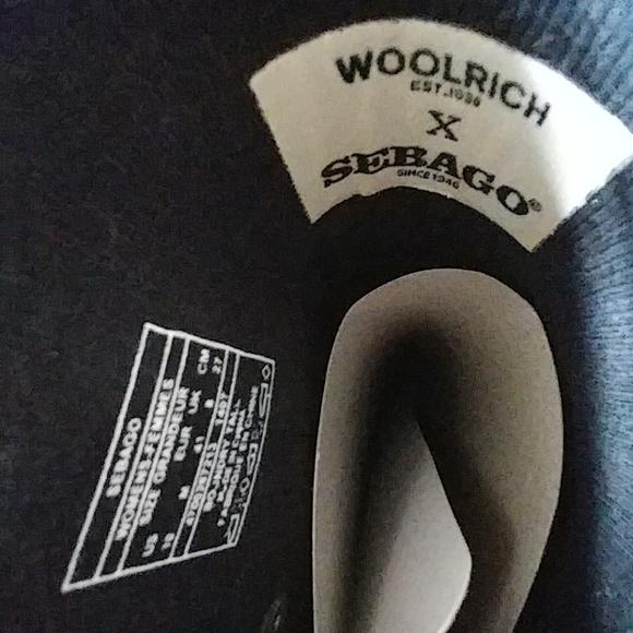 🎉HP🎇 NIB WOOLRICH & SEBAGO WOOL RAIN BOOTS SZ 10 - Picture 4 of 4