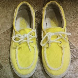 Yellow Vans - Size 7