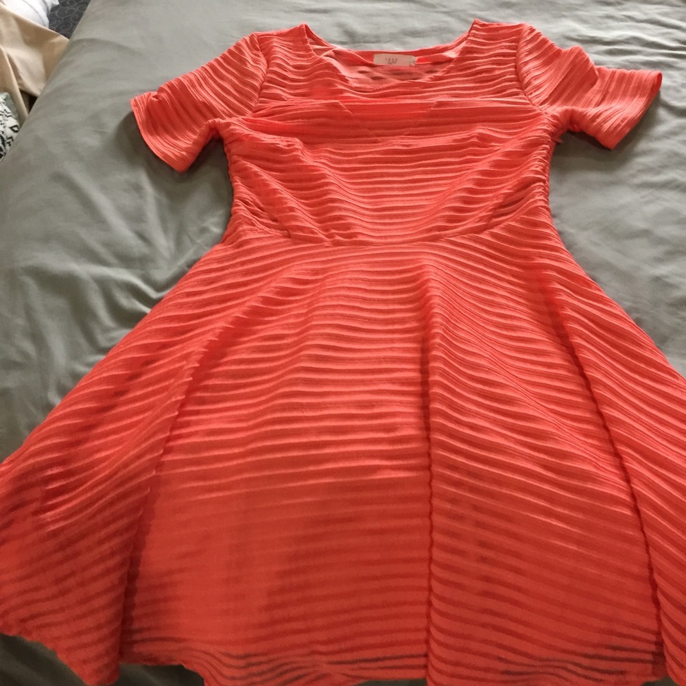 Coral dress