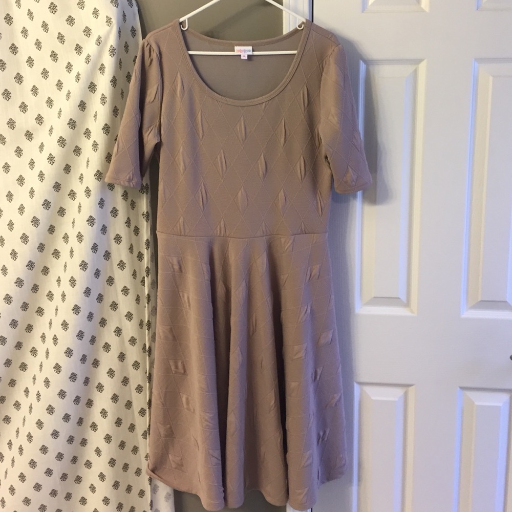Mauve XL LuLaRoe Nicole Dress