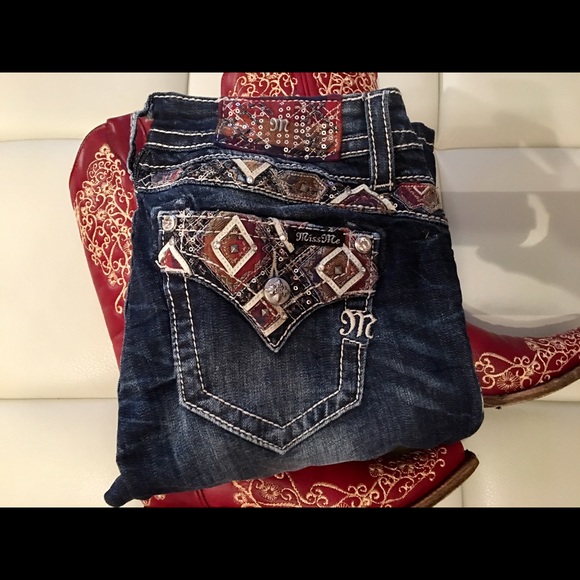 Miss Me Aztec Skinny - Picture 2 of 7