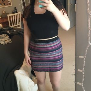 AEO striped skirt