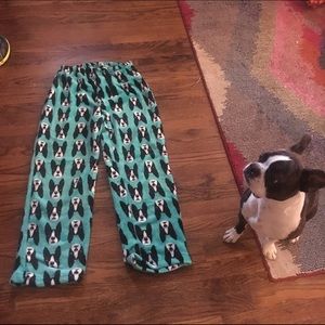 Boston Terrier Pajama Pants - Fuzzy & Soft!