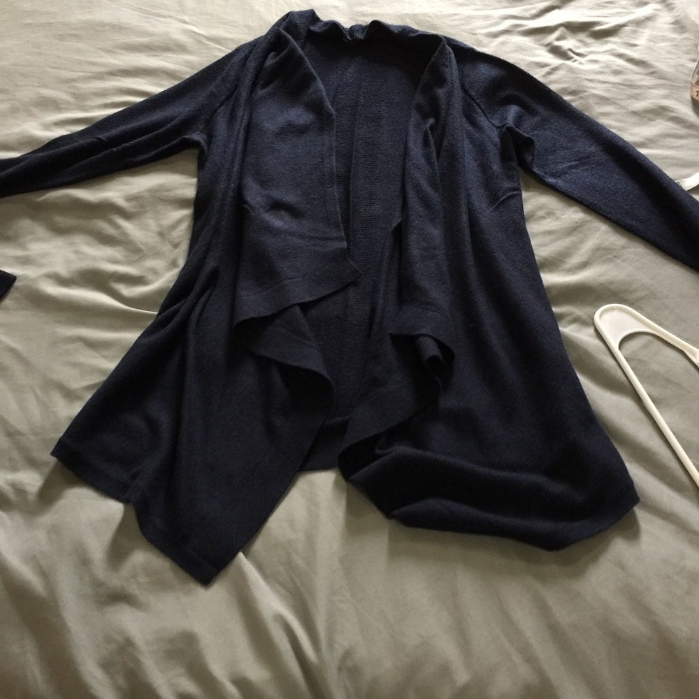 Navy cardigan
