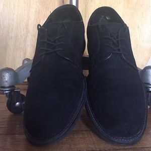 Banana Republic Black Suede Oxfords